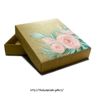 Floral Box Hand Painted Side